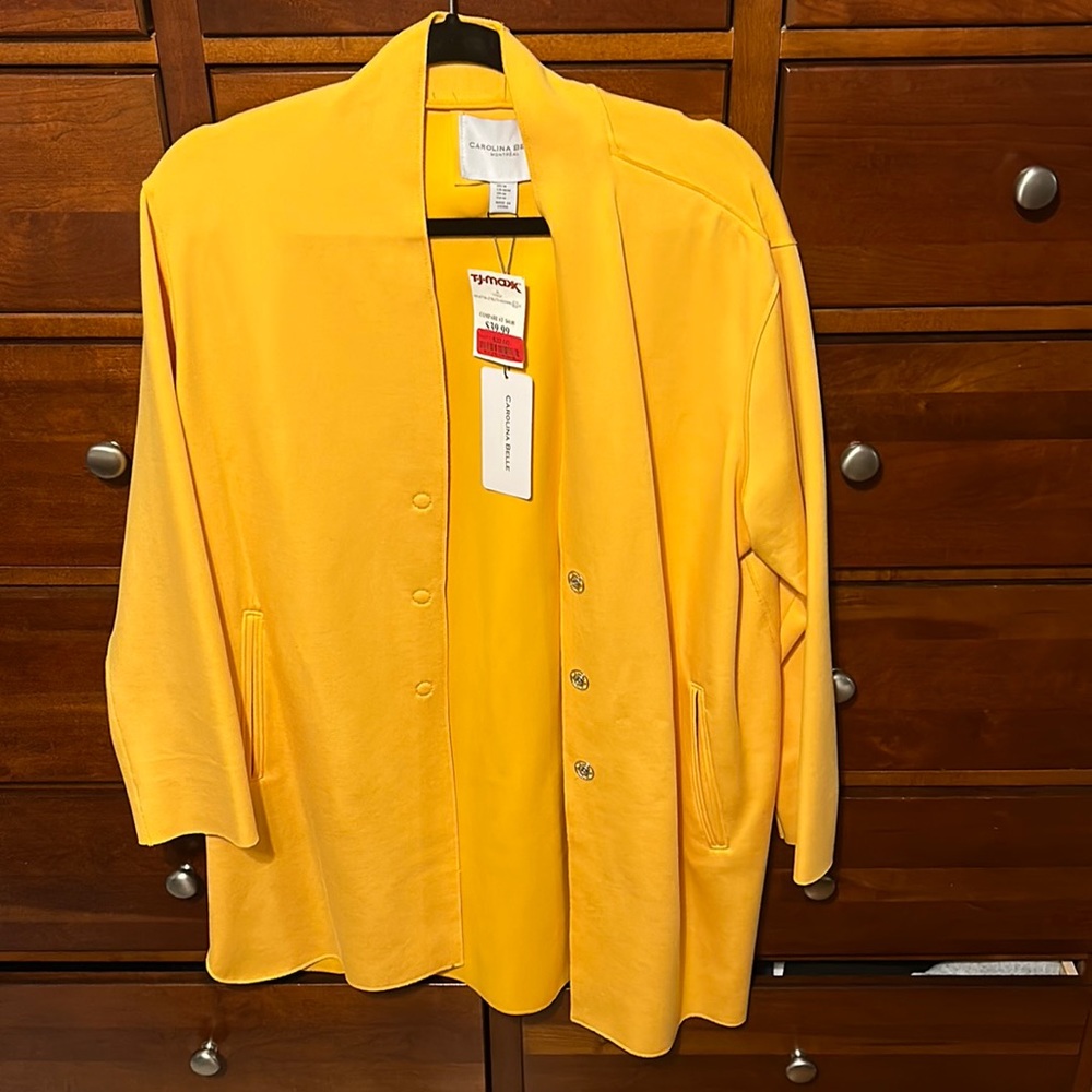 Carolina Belle new with tags, snap button cardigan, size m